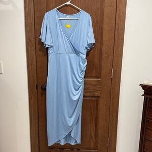 Amazon Light Blue Midi Dress